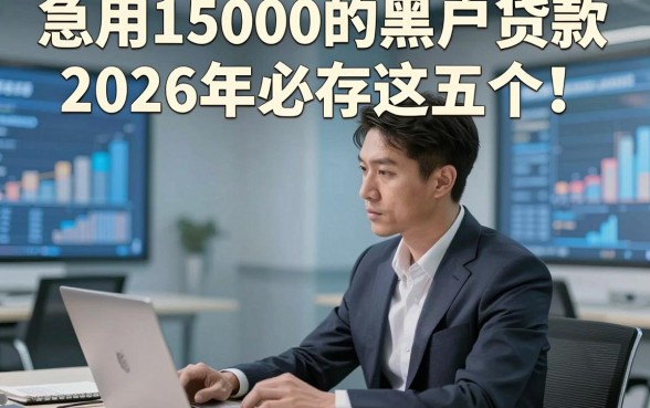 急用15000的黑户贷款2026年必存这五个！让我们一起看看专业解答！