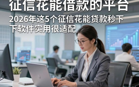 征信花能借款的平台，2026年这5个征信花能贷款秒下软件实用很适配