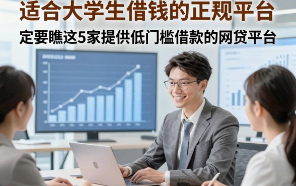 适合大学生借钱的正规平台，定要瞧这5家提供低门槛借款的网贷平台