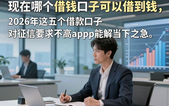 现在哪个借钱口子可以借到钱，2026年这五个借款口子对征信要求不高app能解当下之急