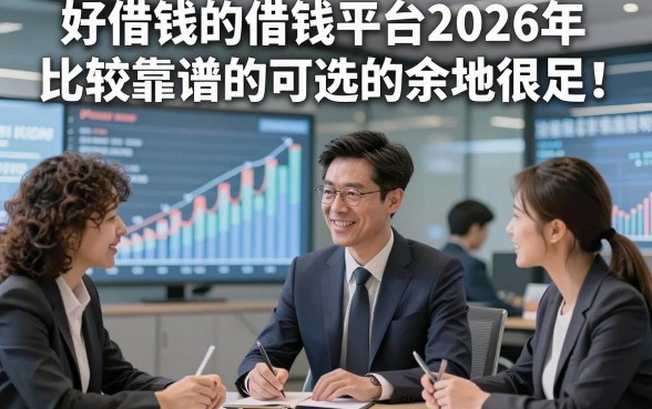 好借钱的借钱平台2026年比较靠谱的可选的余地很足！，本篇为您深入聚合这五个黑户借款软件！