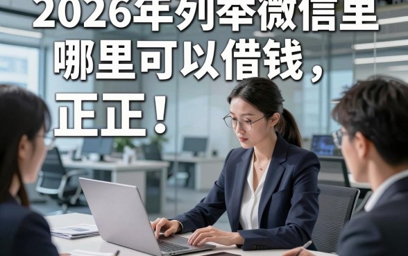 2026年列举微信里哪里可以借钱 正规，这五个借款秒放款对要求不高app口碑在线