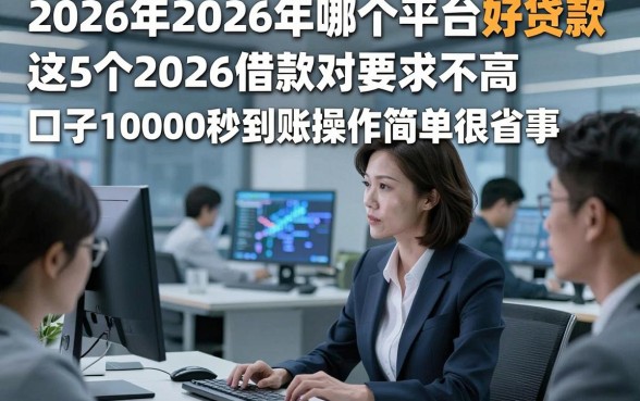 2026年2026年哪个平台好贷款，这5个2026借款对要求不高口子10000秒到账操作简单很省事