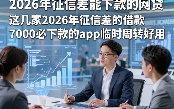 2026年征信差能下款的网贷，这几家2026年征信差的借款7000必下款的app临时周转好用