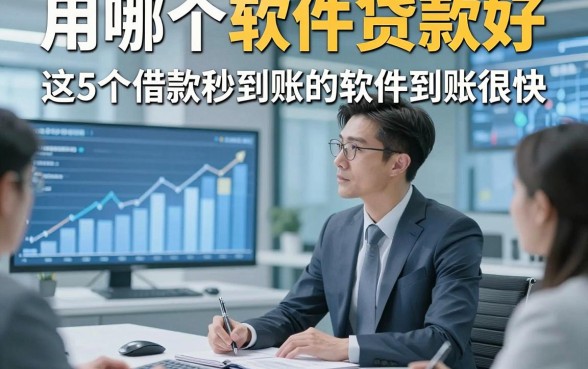用哪个软件贷款好，统计这5个借款秒到账的软件到账很快