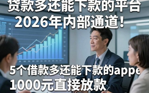 贷款多还能下款的平台2026年内部通道！专业解说5个借款多还能下款的app1000元直接放款