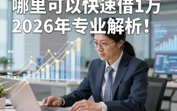 哪里可以快速借1万2026年专业解析！本文探究5个哪里可以借钱1万稳下款的软件