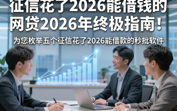 征信花了2026能借钱的网贷2026年终极指南！为您枚举五个征信花了2026能借款的秒批软件