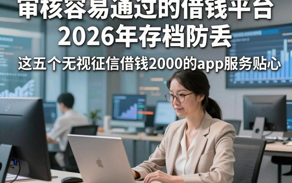 审核容易通过的借钱平台2026年存档防丢，这五个无视征信借钱2000的app服务贴心