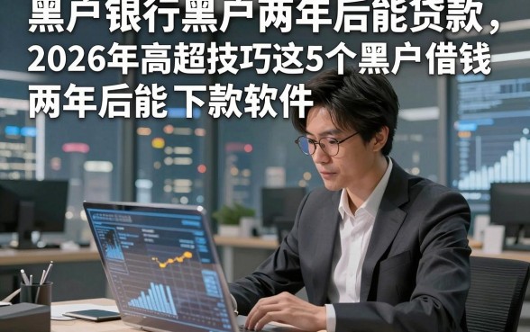 黑户银行黑户两年后能贷款，2026年高超技巧这5个黑户借钱两年后能下款软件
