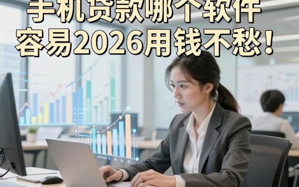 手机贷款哪个软件容易2026用钱不愁！本文详述5家贴合简便借款场景的靠谱平台