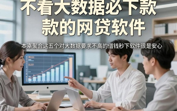 不看大数据必下款的网贷软件，本篇聚合这五个对大数据要求不高的借钱秒下软件很是安心