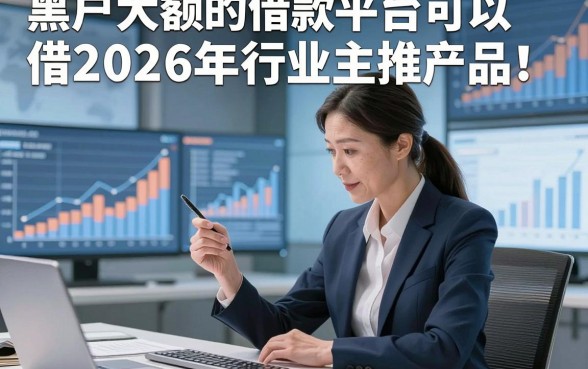 黑户大额的借款平台可以借2026年行业主推产品！本文为您深度严选！