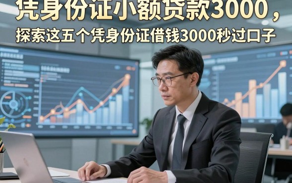 凭身份证小额贷款3000，探索这五个凭身份证借钱3000秒过口子