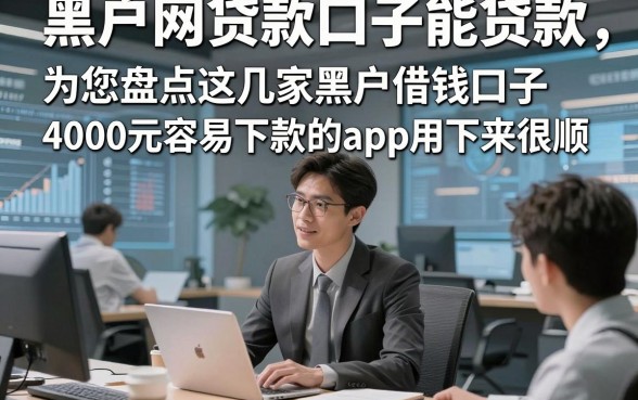 黑户网贷款口子能贷款，为您盘点这几家黑户借钱口子4000元容易下款的app用下来很顺