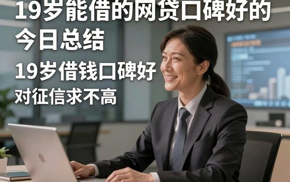 19岁能借的网贷口碑好的，今日总结五个19岁借钱口碑好对征信要求不高口子