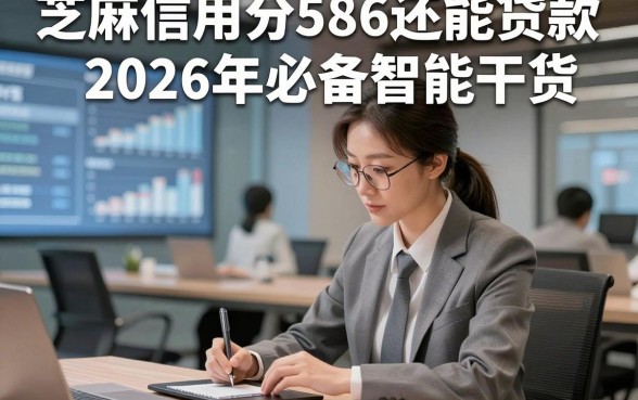 芝麻信用分586还能贷款2026年必备智能干货，这5个芝麻信用分586还能借款秒放款的app应急场景适配