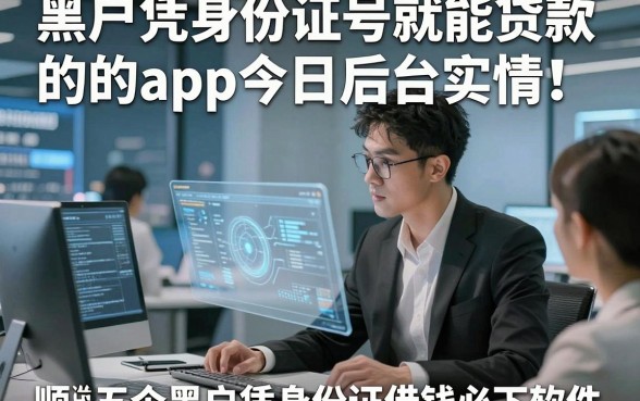 黑户凭身份证号就能贷款的的app今日后台实情！顺便汇总五个黑户凭身份证借钱必下软件