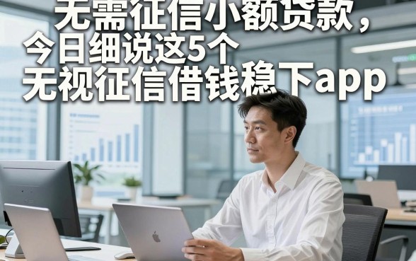 无需征信小额贷款，今日细说这5个无视征信借钱稳下app