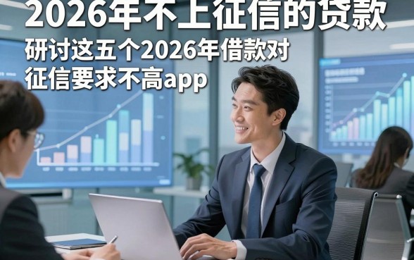 2026年不上征信的贷款，研讨这五个2026年借款对征信要求不高app
