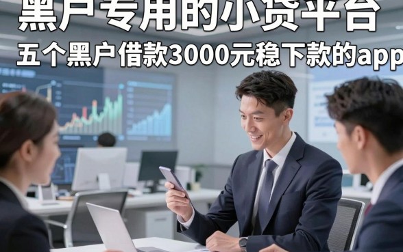黑户专用的小贷平台，揭秘​五个黑户借款3000元稳下款的app