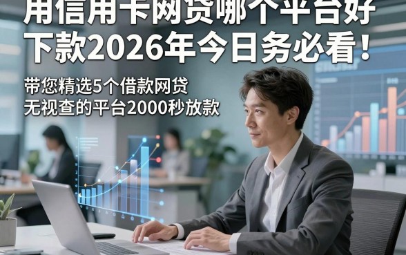 用信用卡网贷哪个平台好下款2026年今日务必看！带您精选5个借款网贷无视查的平台2000秒放款