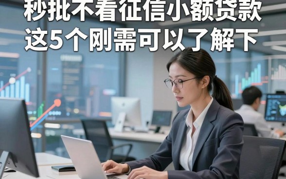 秒批不看征信小额贷款这5个刚需可以了解下，本文为您全面珍藏！