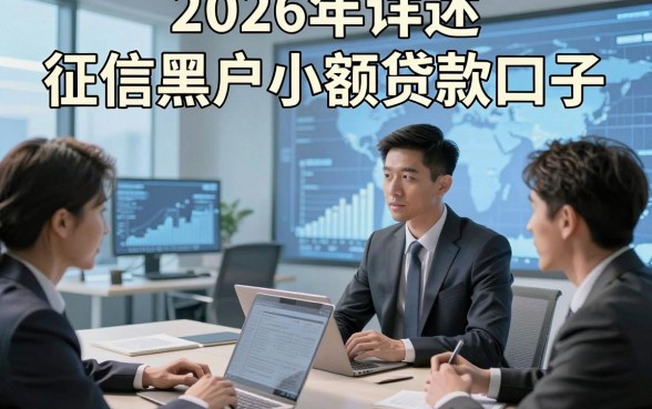 2026年详述​征信黑户小额贷款口子，同时汇集5个征信黑户借钱秒下软件