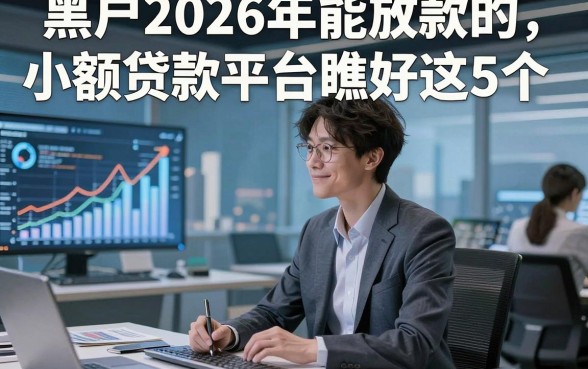 黑户2026年能放款的小额贷款平台瞧好这5个​，本篇为您细致论述！