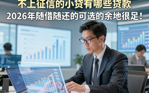 不上征信的小贷有哪些贷款2026年随借随还的可选的余地很足！，本篇深入网罗这5个黑户贷款平台！