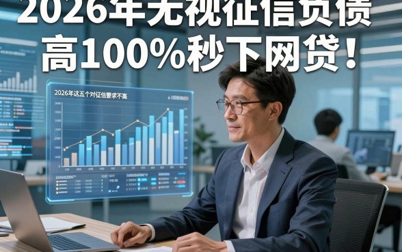 2026年无视征信负债高100%秒下网贷！2026年这五个对征信要求不高借款秒批软件肯定实感款