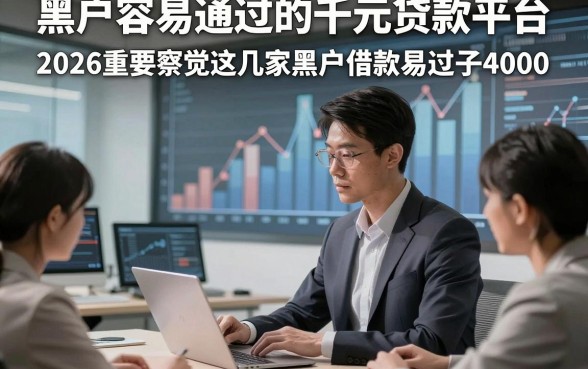 黑户容易通过的千元贷款平台，2026重要察觉这几家黑户借款易过口子4000