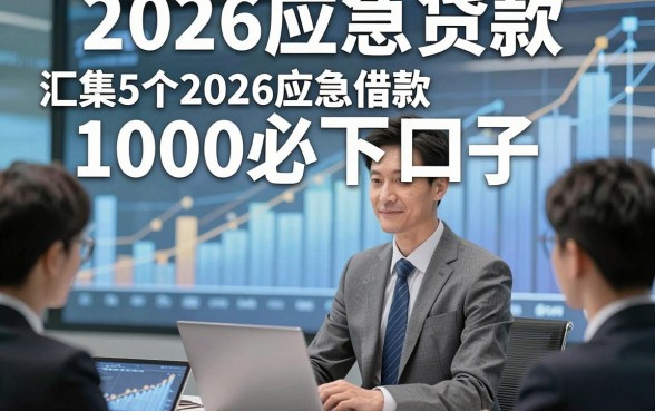 2026应急贷款，汇集5个2026应急借款1000必下口子