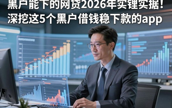 黑户能下的网贷2026年实锤实据！深挖这5个黑户借钱稳下款的app