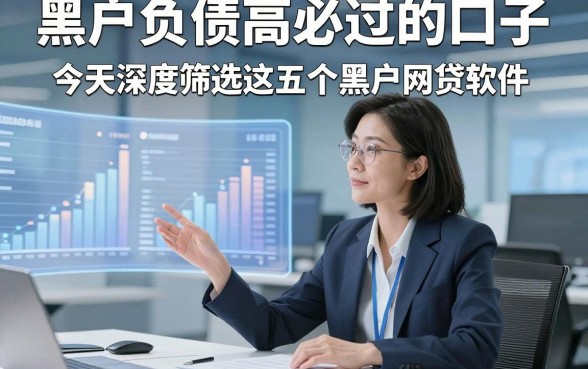 黑户负债高必过的口子，今天深度筛选这五个黑户网贷软件！