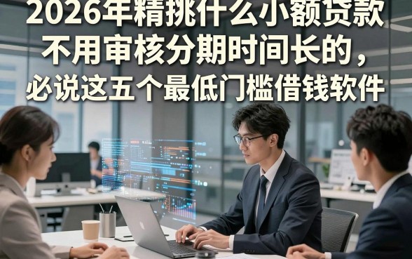 2026年精挑什么小额贷款不用审核分期时间长的，必说这五个最低门槛借钱软件