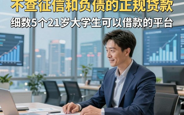 不查征信和负债的正规贷款，细数​5个21岁大学生可以借款的平台