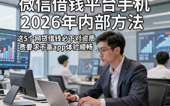 微信借钱平台手机2026年内部方法，这5个网贷借钱必下对资质要求不高app体验顺畅
