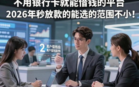 不用银行卡就能借钱的平台2026年秒放款的能选的范围不小！，本文隆重探讨这五个黑户借钱软件！