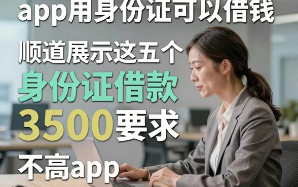 app用身份证可以借钱，顺道展示这五个身份证借款3500要求不高app