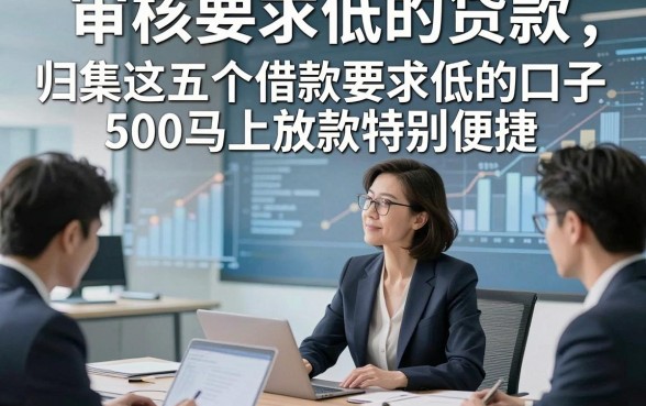 审核要求低的贷款，归集这五个借款要求低的口子500马上放款特别便捷