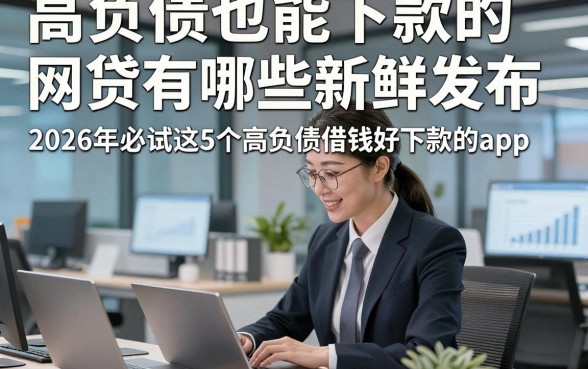 高负债也能下款的网贷有哪些新鲜发布，2026年必试这5个高负债借钱好下款的app
