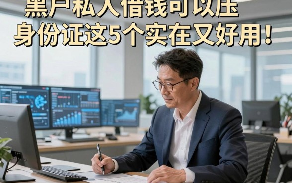 黑户私人借钱可以压身份证这5个实在又好用！本文为您详细探寻！