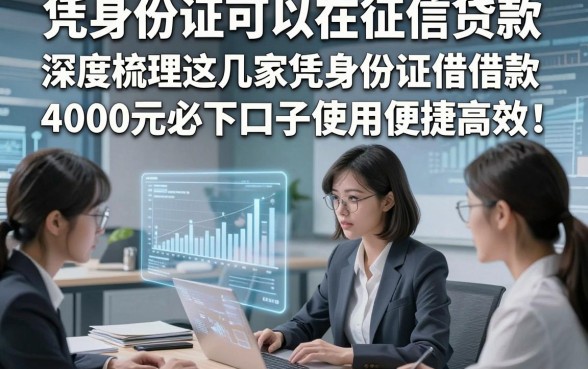 凭身份证可以在征信贷款，深度梳理这几家凭身份证借款4000元必下口子使用便捷高效
