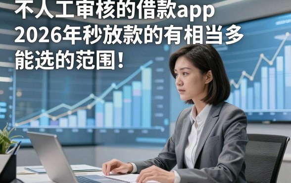 不人工审核的借款app2026年秒放款的有相当多能选的范围！，本文为您研讨​这5个网贷app！