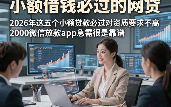 小额借钱必过的网贷，2026年这五个小额贷款必过对资质要求不高2000微信放款app急需很是靠谱