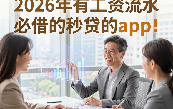 2026年有工资流水必贷的app，这五个2026年有工资流水必借的秒过app用下来很顺