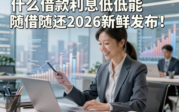 什么借款利息低低能随借随还2026新鲜发布！详述​5个贷款利息低低能随借随还对资质要求不高软件