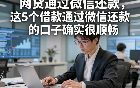 网贷通过微信还款，这5个借款通过微信还款的口子确实很顺畅