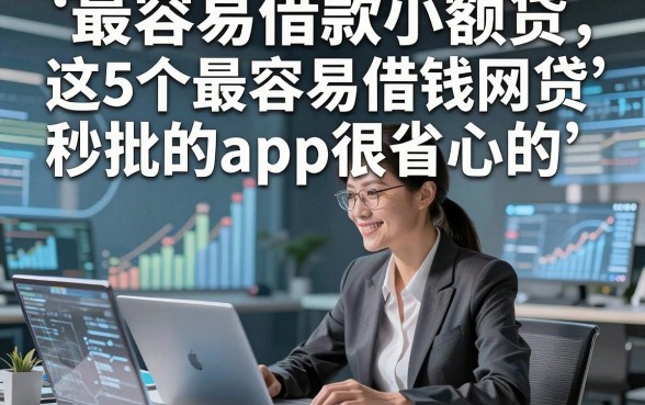 最容易借款小额贷，这5个最容易借钱网贷秒批的app很省心的